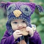 hayvan desenli kulaklı bebek şapkası