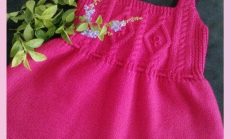 Kız Çocuk Yazlık Örgü Elbise Modelleri