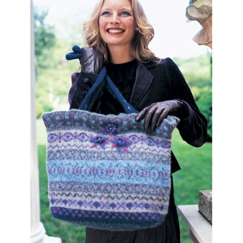 renkli desenli çanta