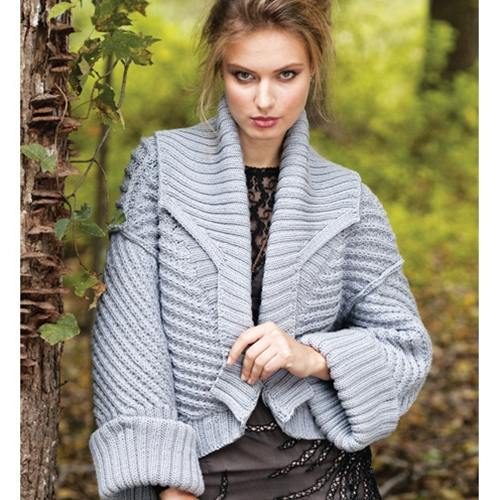 uçuk mavi örgü hırka