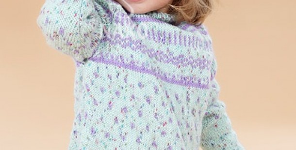 Acur Desenli Örgü Bebek Kazak Modeli