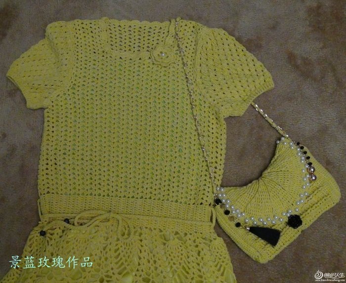 limon sarısı renkli dantel elbise modeli