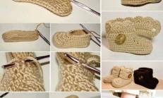 Örgü Resimli Aşamalı Çocuk Botu Tarifi